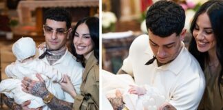 Battesimo Priscilla, la figlia di Tony Effe e Giulia De Lellis