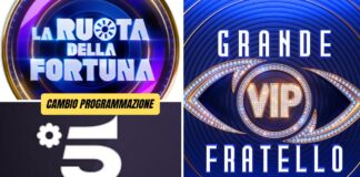 Cambio programmazione mediaset