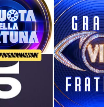 Cambio programmazione mediaset