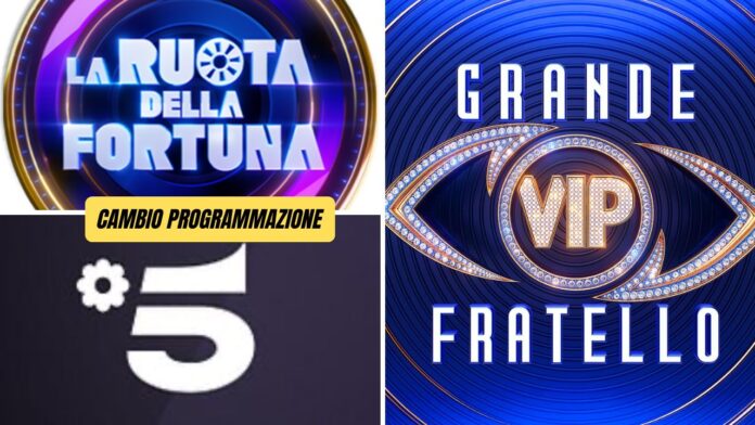Cambio programmazione mediaset