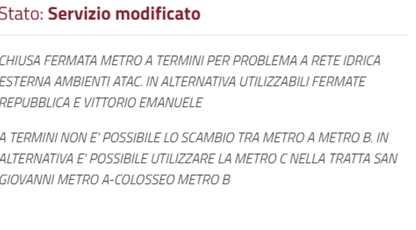 Guasto tecnico agli impianti idrici, si allaga la stazione Termini: fermata chiusa e Roma in ginocchio 1