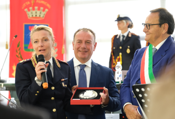 NEO DIRIGENTE SEVERINI POLIZIA LOCALE FIUMICINO 2026 21 APRILE FOTO COPE