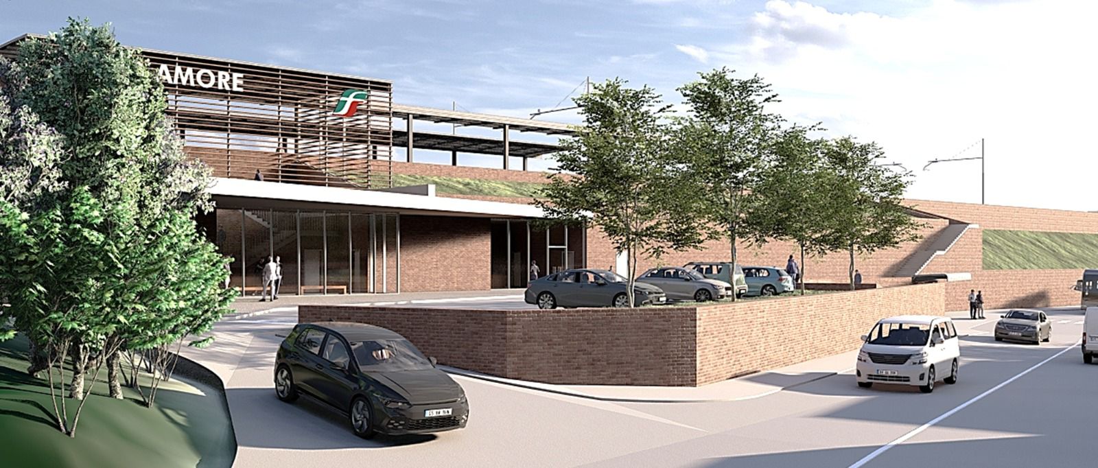 I treni delle linee FL7 e FL8 fermeranno al Divino Amore: ecco come sarà la nuova stazione 1 I treni delle linee FL7 e FL8 fermeranno al Divino Amore: ecco come sarà la nuova stazione 1
