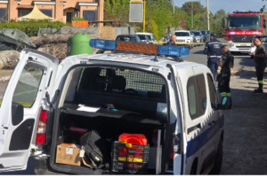 Dramma a Stagni di Ostia pino cade su auto con madre e figlio: vigili del fuoco sul posto (VIDEO E FOTO) 6