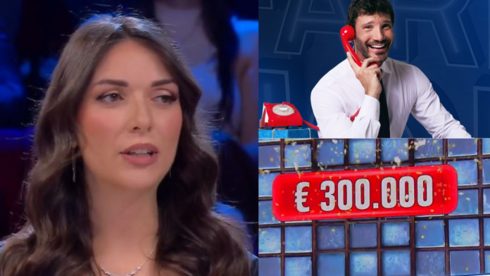 Affari Tuoi 8 maggio 2026, Emanuela vince ai pacchi ma lascia una cifra da capogiro