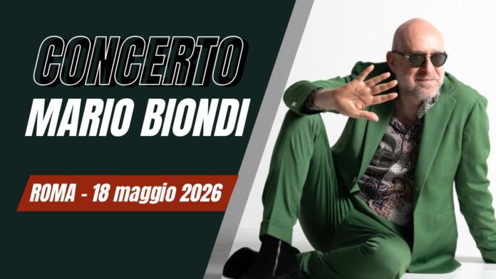 Concerto Mario Biondi Roma 2026