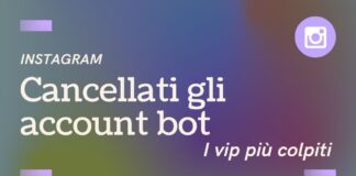 Instagram cancella account bot