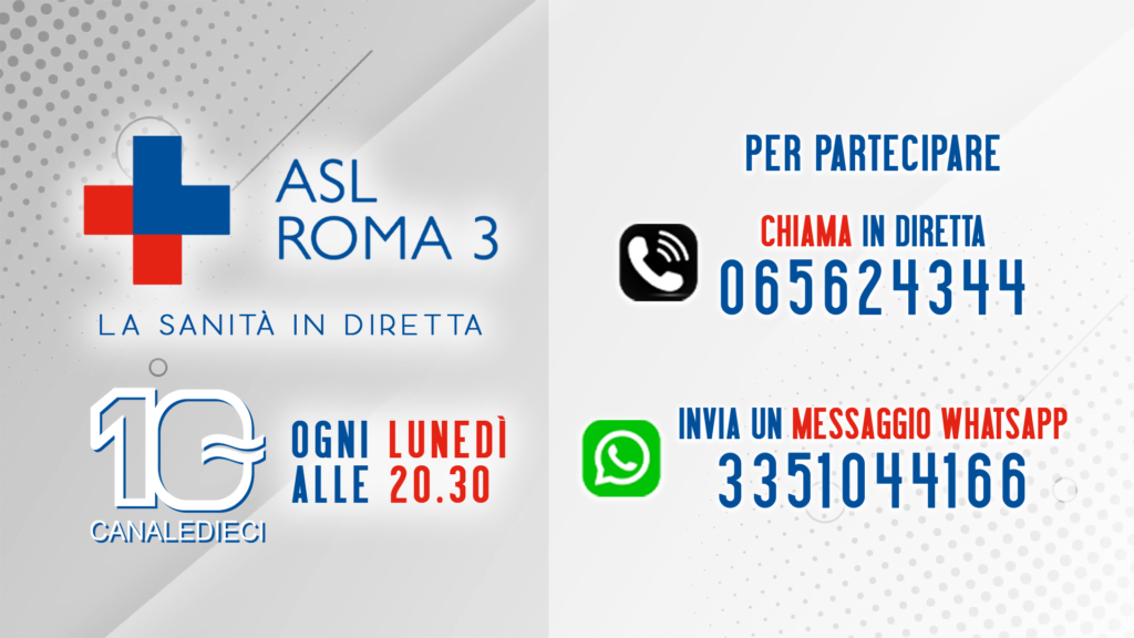 Nuovo programma di Canale 10: specialisti in diretta tivvù per la sanità nella Asl Roma 3 (VIDEO) 1