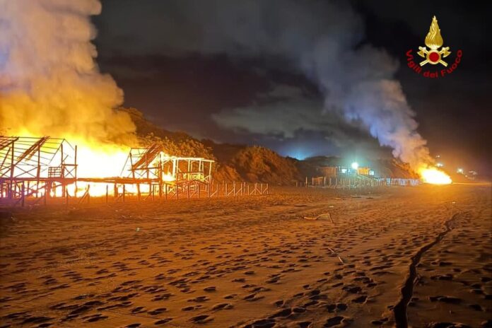 incendio a sabaudia