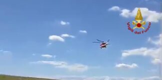 Incidente a villa adriana, sacerdote cade in un fosso, salvato con l'elicottero