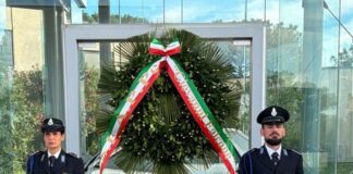 traferimento dell'auto di capaci, dalla scuola di formazione della polizia penitenziaria a Palermo