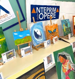 Volti e opere del quartiere degli artisti di Acilia in mostra all’Istituto Comprensivo Aristide Leonori 4