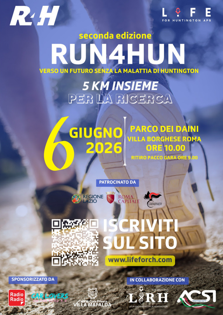 Solidarietà in movimento a Roma: al via la Run4Hun per accendere una luce sulla rara Malattia di Huntington 1