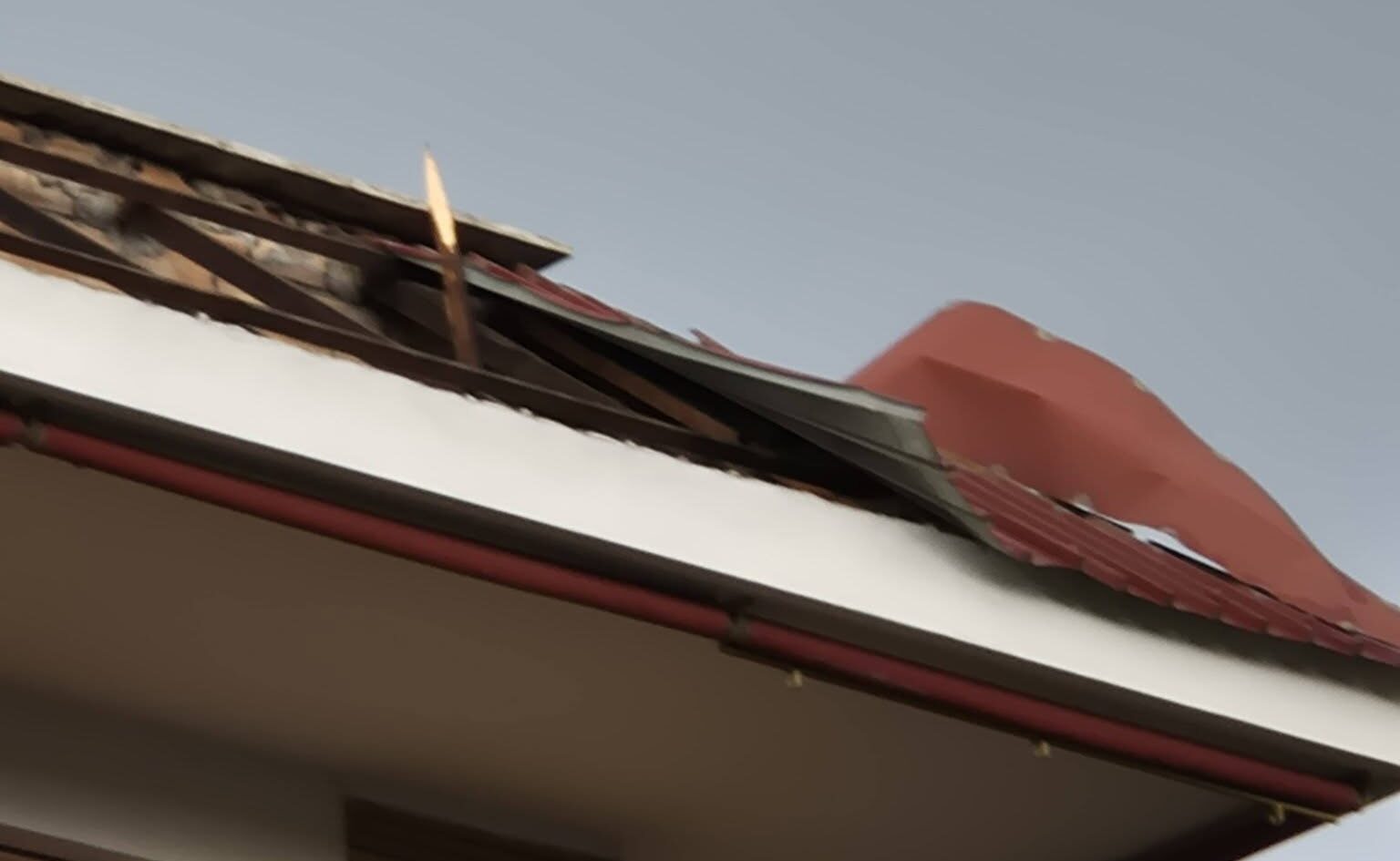 Tromba d'aria a roma 