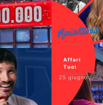 Affari Tuoi 25 giugno 2026, Mariavittoria trova il jackpot Gennarino: quanto ha vinto ieri