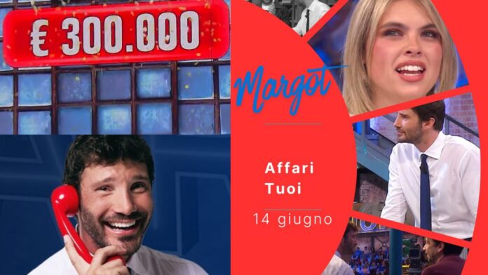 Affari Tuoi 14 giugno, Margot accetta l'offerta del Dottore: quanto ha vinto ieri ai pacchi