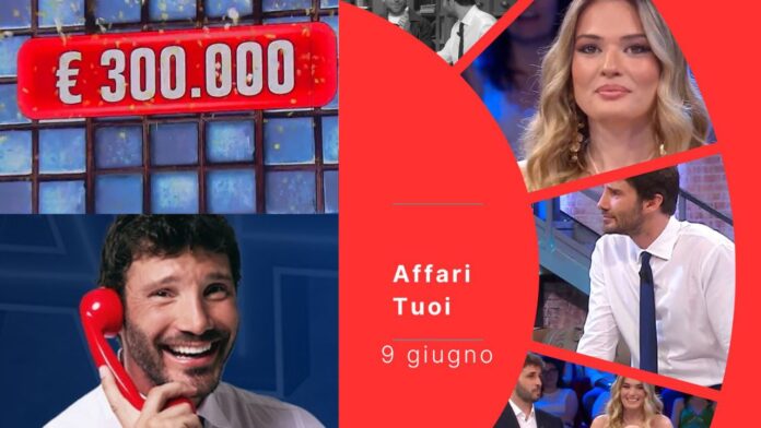 Affari Tuoi 9 giugno, metà montepremi per Rita: quanto ha vinto ieri ai pacchi