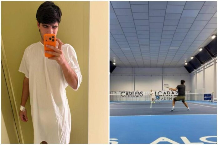 Alcaraz tra allenamento e… ospedale: lo spagnolo avvicina il rientro?