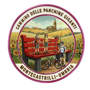 Cammino delle Panchine Giganti, itinerario con vista sul cuore dell'Umbria: tappe, colori, distanze, info utili 2