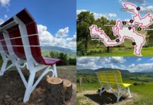 Cammino delle Panchine Giganti, itinerario con vista sul cuore dell'Umbria: tappe, colori, distanze, info utili