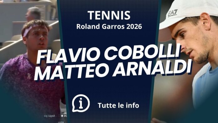Roland Garros Cobolli Arnaldi