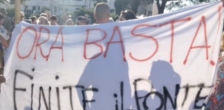 Campo Ascolano, proteste in strada per i ritardi nella realizzazione del ponte della litoranea
