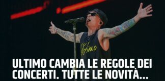 Ultimo cambia le regole dei concerti