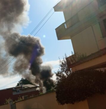 Incendio a pomezia