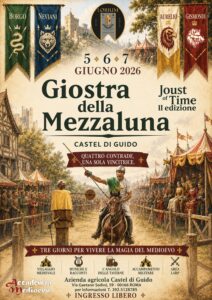 Giostra della Mezzaluna 2026, si torna nel Medioevo: a Castel di Guido cortei, giochi, cibo e tante attività 1 Giostra della Mezzaluna 2026, si torna nel Medioevo: a Castel di Guido cortei, giochi, cibo e tante attività 1