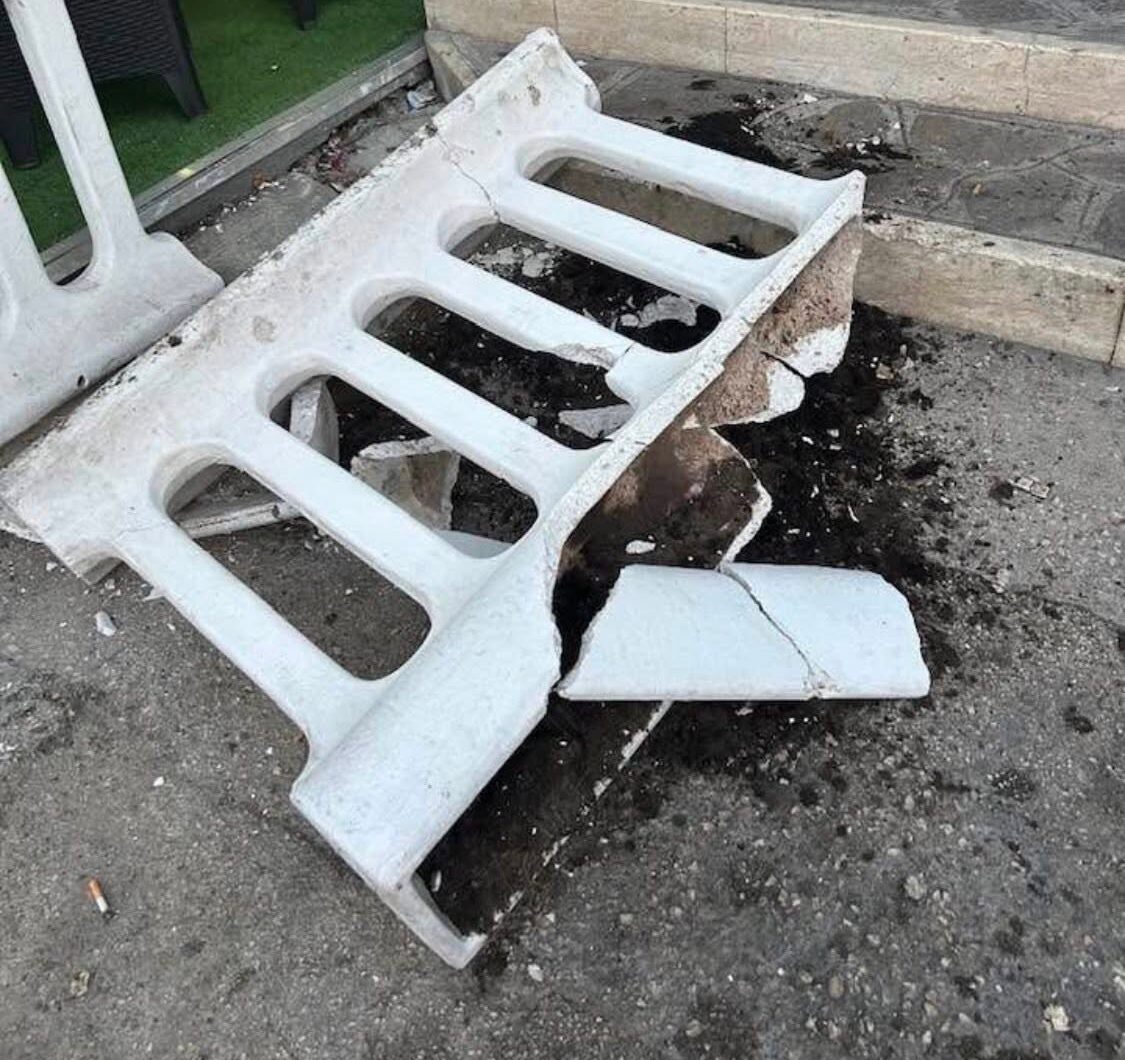 vandali in azione a lavinio