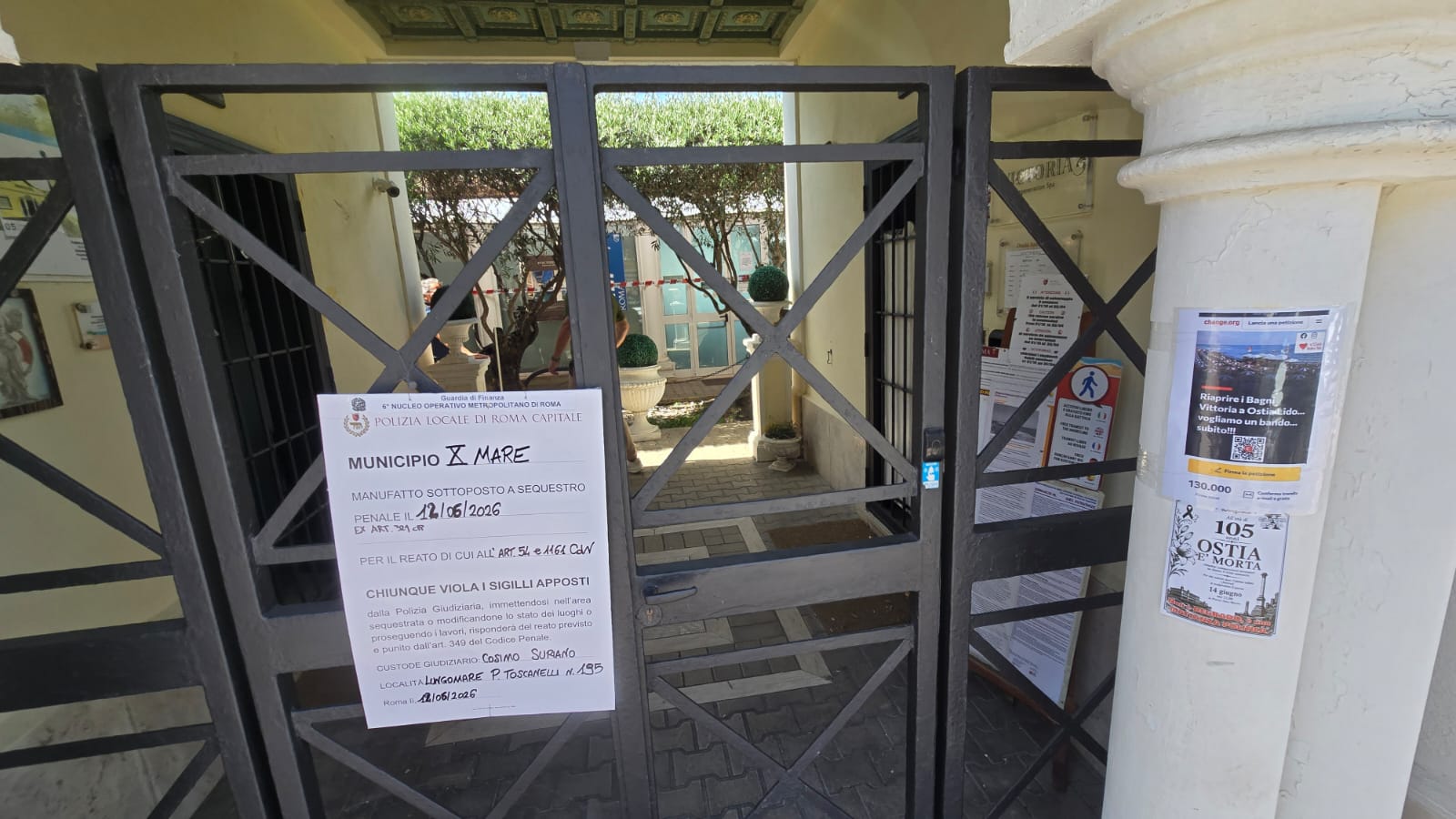 I sigilli restano: per i Bagni Vittoria nessun nuovo bando all'orizzonte e interrogativi aperti