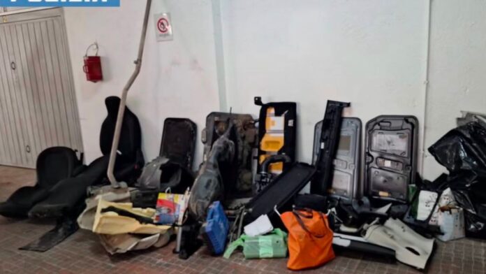 polizia 2 Officine clandestine per smontare auto rubate e furti nei negozi: sette persone arrestate