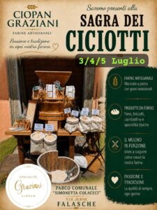 Sagra dei Ciciotti di Falasche, ad Anzio appuntamento dal 3 al 5 luglio 2026: il programma 1 Sagra dei Ciciotti di Falasche, ad Anzio appuntamento dal 3 al 5 luglio 2026: il programma 1