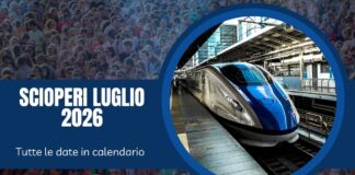scioperi luglio 2026