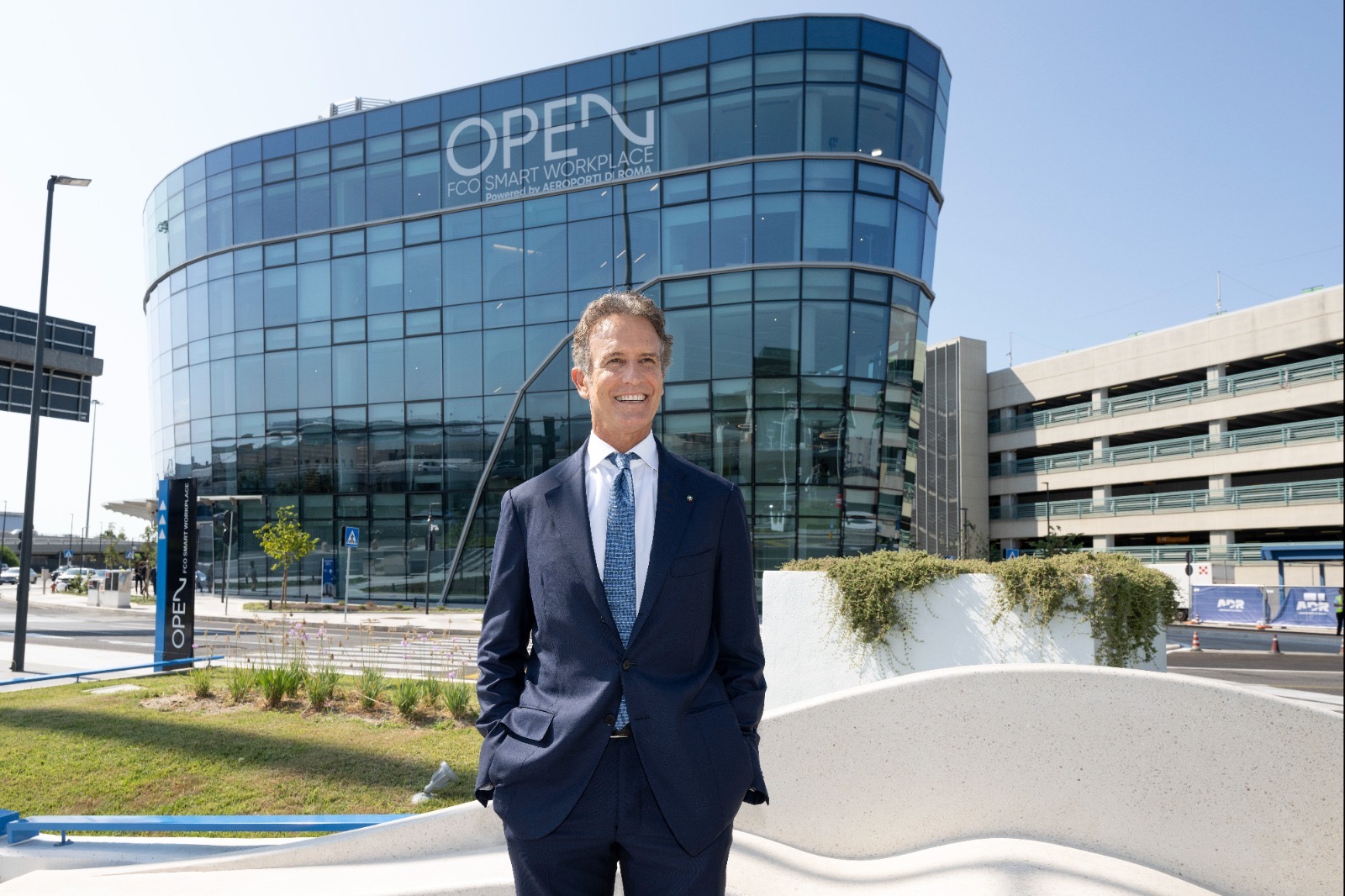 Aeroporti di Roma inaugura Open: il nuovo Smart Workplace che rafforza il ruolo di Fiumicino come hub europeo dell’innovazione 2 Alessandro Benetton