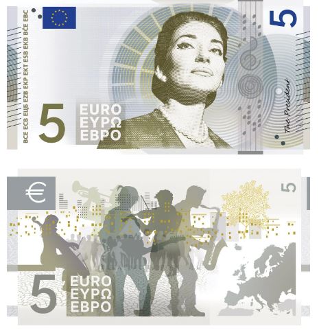 Le nuove banconote dell'Euro: la Bce mostra i 10 progetti finalisti. Da Leonardo a Maria Callas, come votare il restyling 2 Le nuove banconote dell'Euro: la Bce mostra i 10 progetti finalisti. Da Leonardo a Maria Callas, come votare il restyling 2