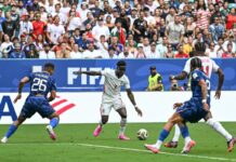 Francia-Inghilterra, Saka segna ma arbitro annulla tutto