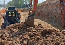 Ferrovia Roma-Lido, lavori a pieno regime per nuova stazione Giardino di Roma (video e foto)