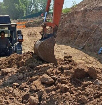 Ferrovia Roma-Lido, lavori a pieno regime per nuova stazione Giardino di Roma (video e foto)