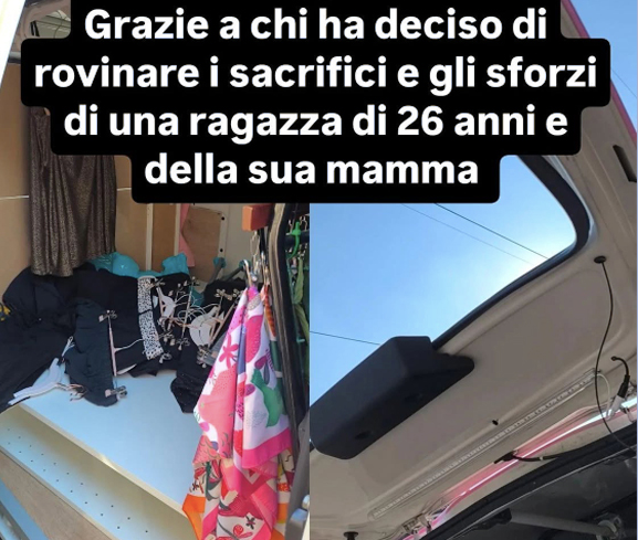 Valle Muricana ostaggio della criminalità: devastato "Gino", furgone simbolo del quartiere (FOTO) 1