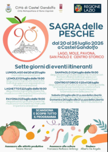 Castel Gandolfo in festa per la 90ma Sagra delle Pesche: tra degustazioni gratis, eventi e street food 3 Castel Gandolfo in festa per la 90ma Sagra delle Pesche: tra degustazioni gratis, eventi e street food 3
