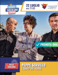 L’estate Tuscolana si accende a Frascati con spettacoli di grido, ma bisogna prenotarsi 5