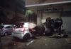 Schianto in piena notte a Ostia: due auto sul marciapiede, tre i feriti. Uno grave