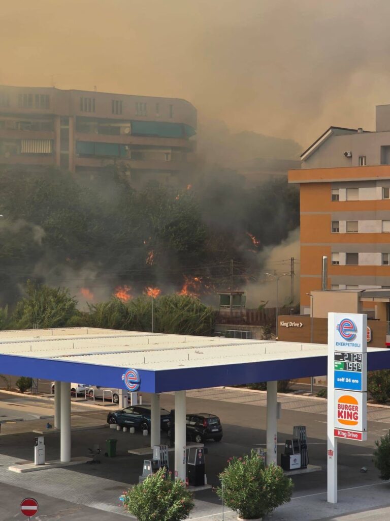 Pomeriggio di fuoco a Roma: maxi incendio al Trullo e roghi a Magliana. Case a rischio e vie chiuse (VIDEO) 2