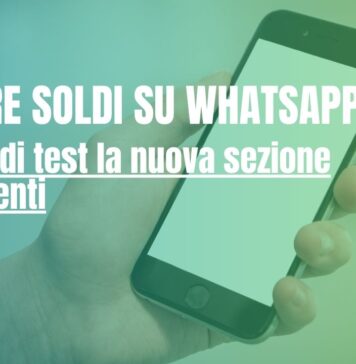 Inviare soldi su whatsapp Canale 10