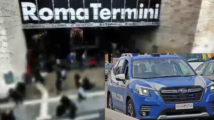 Rapina a Termini, le grida di aiuto attirano i poliziotti: 20enne arrestato