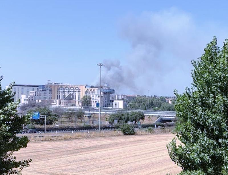 Rogo all'ex ippodromo di Tor di Valle: il terrore corre sui social per la nuova colonna di fumo tossico (FOTO) 1