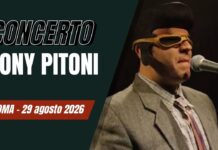 Tony Pitoni concerto Roma Canale 10