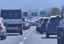 Code e disagi tra il casello di Roma est e lo svincolo per Tivoli per chi viaggia sulla A24 Roma-L'Aquila nella giornata da bollino nero