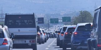 Code e disagi tra il casello di Roma est e lo svincolo per Tivoli per chi viaggia sulla A24 Roma-L'Aquila nella giornata da bollino nero
